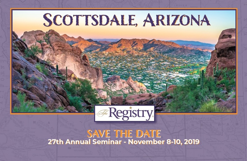 2019 Annual Seminar - Scottsdale, AZ - November 8-10th