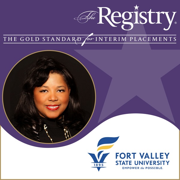 Well wishes to Registry Member Karen Wright as she continues her placement as Interim Vice President for Advancement at Fort Valley State University.