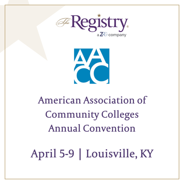 Tomorrow is the start of the American Association of Community Colleges (AACC) Annual Convention.