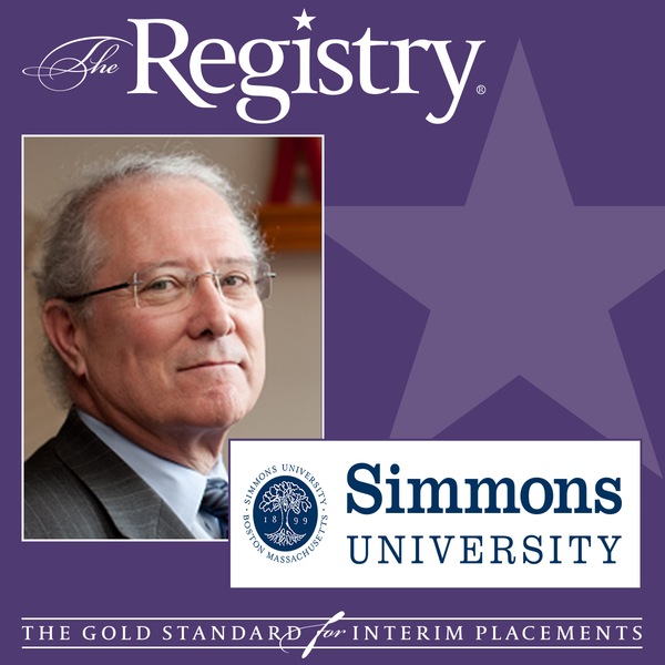 The Registry is pleased to announce the appointment of Russ Pinizzotto as Interim Provost at Simmons University