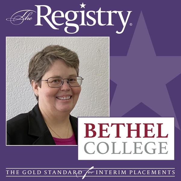 The Registry is pleased to announce the appointment of Amy Ruetten as Interim Vice President for Business and Finance at Bethel College