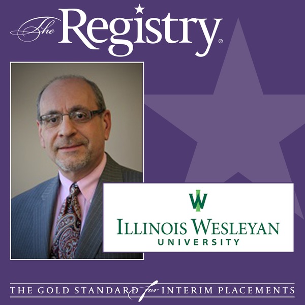 The Registry is pleased to announce the appointment of Jerry DeSanto as Interim Chief Information Officer at Illinois Wesleyan University