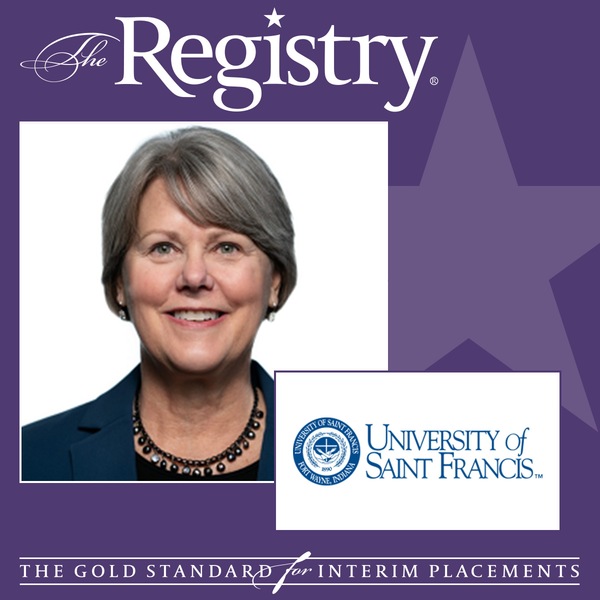 The Registry is pleased to announce the appointment of Amy Amason as Interim Vice President for Advancement at the University of Saint Francis - Fort Wayne, IN