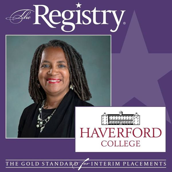 The Registry is pleased to announce the appointment of Marie Billie as Interim Assistant Vice President and Chief Human Resources Officer at Haverford College