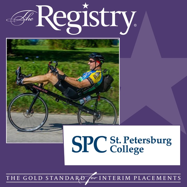 The Registry is pleased to announce the appointment of Larry Lewellen as Interim Associate Vice President of Human Resources at St. Petersburg College