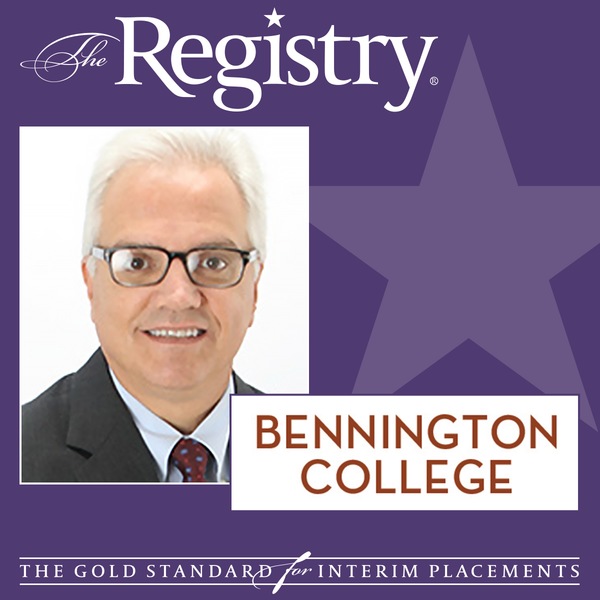 The Registry is pleased to announce the appointment of Rick DiFeliciantonio as Consultant to the VP of Enrollment at Bennington College