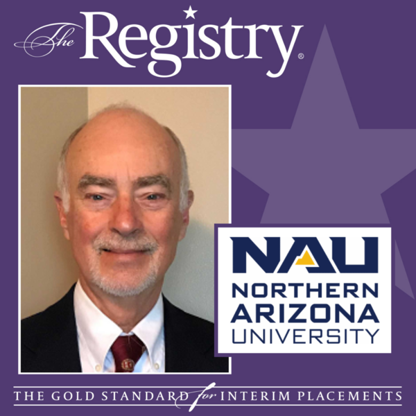 Congratulations to Registry Member Dean Smith on his assignment as Interim Vice President for Research at Northern Arizona University.