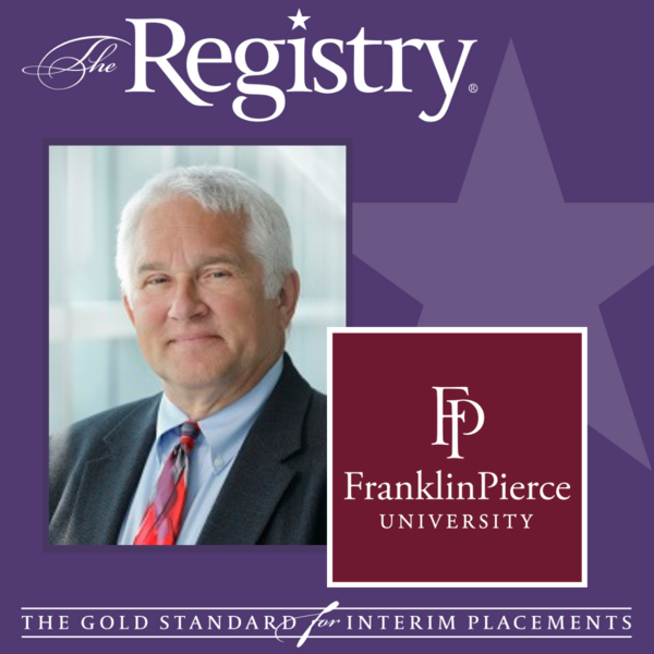 Best wishes to Registry Member Tim Cross on his placement as Special Advisor to the University for Advancement at Franklin Pierce University.