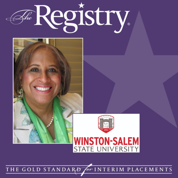 Congratulations to Registry Member Jackie Madry-Taylor on her placement as Interim Dean of the College of Arts, Sciences, Business and Education at Winston-Salem State University.