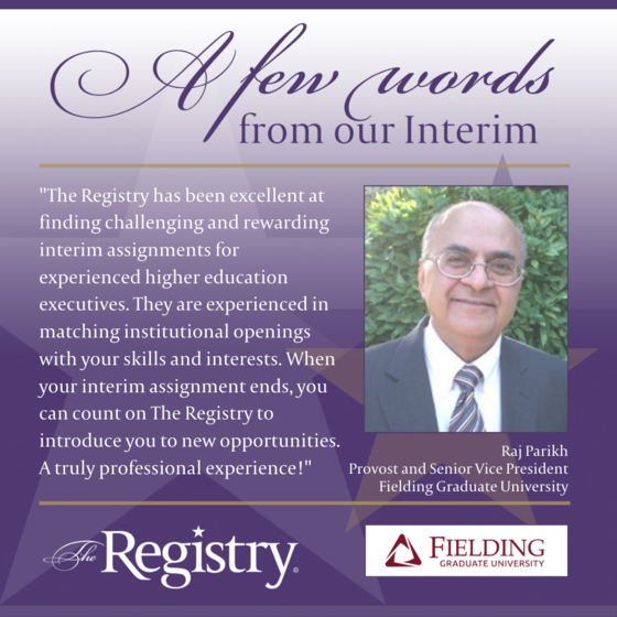 Thank you to Registry Member Raj Parikh for this lovely testimonial.