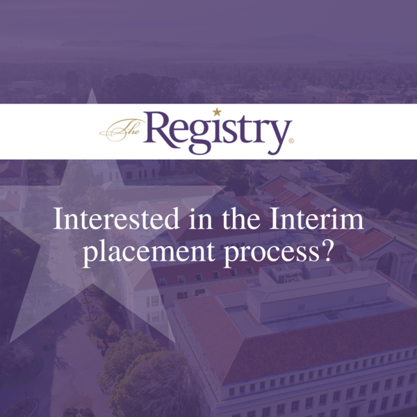 Are you interested in learning more about the Interim placement process?