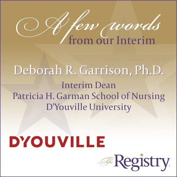 Thank you to Registry Member Deborah R. Garrison, Ph.D. for posting about your experience