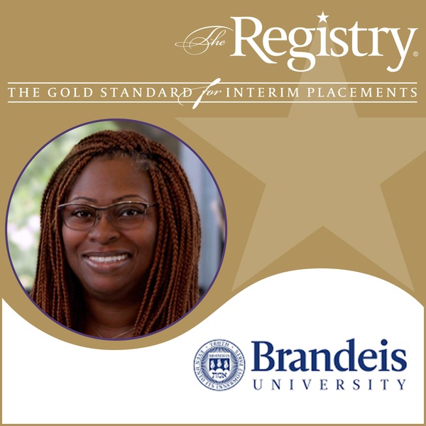 Well wishes to Registry Member Dr. Arnita Walls as she continues her first placement as Interim Director of Office of Equal Opportunity at Brandeis University.