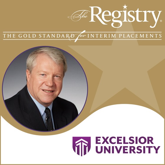 It is wonderful to see Registry Member William Cheetham join the Excelsior University leadership team as Interim Executive Director of Student Financial Services and One-Stop Client Institution as the Institution moves from college to university status.