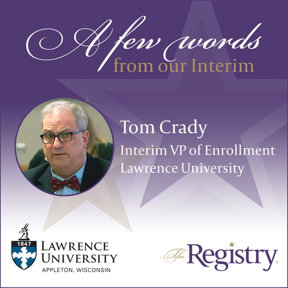 We are grateful to receive these words from Registry Member Tom Crady about our staff's expertise in pairing him with the best interim roles for his skillset and professional experience.
