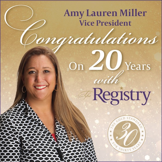 Happy 20th Work Anniversary, Amy Lauren Miller!