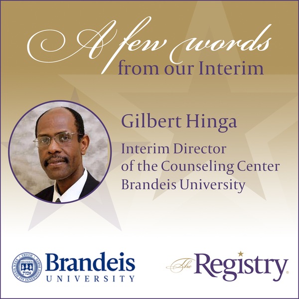 After a 20 plus-year career in Higher Education in the area of Student Affairs, Gilbert Hinga joined The Registry so he could expand his national impact in the work that he loves so much.