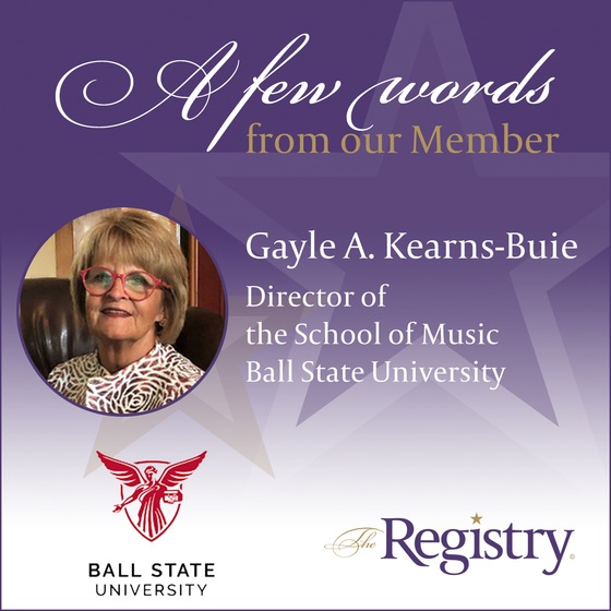 After a 40-plus-year career in Public, Career Tech and Higher Education teaching and administration, Gayle A. Kearnes-Buie joined The Registry to have the opportunity to be able to continue doing the work she loves.