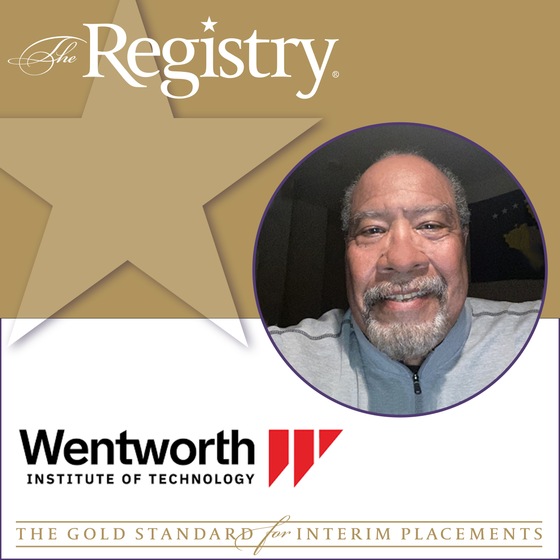 We are delighted that Registry Member Keith Tillman is thriving within his role as Registrar at the Wentworth Institute of Technology.
