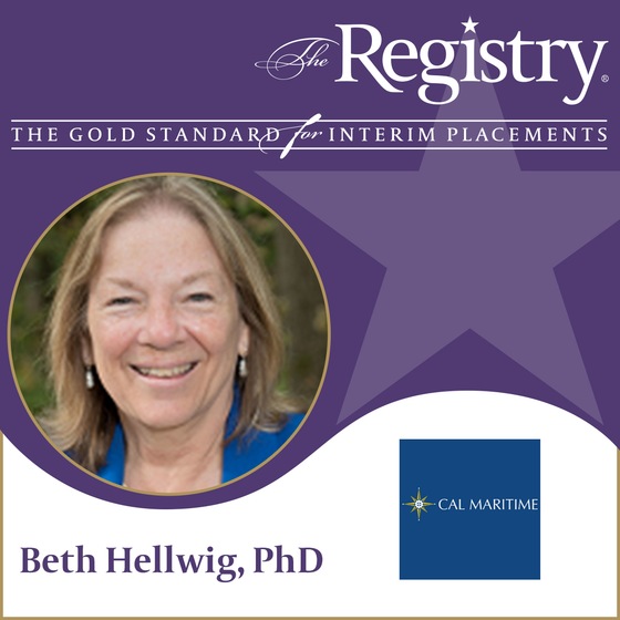 Congratulations to Beth Hellwig, PhD on her third placement with The Registry. Wishing you continued success!