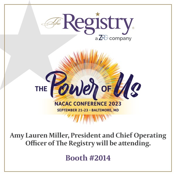 The Registry will be attending the National Association for College Admissions Conference (NACAC) in Baltimore, MD from September 21 to September 23.