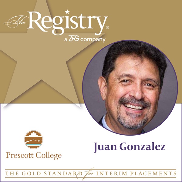 Congratulations to Juan Gonzalez on his recent placement as the Interim Dean of Students at Prescott College.