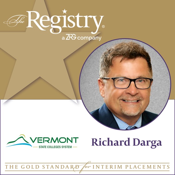 Well wishes to Richard Darga on his new role as Interim Library Director within the Vermont State Colleges System.