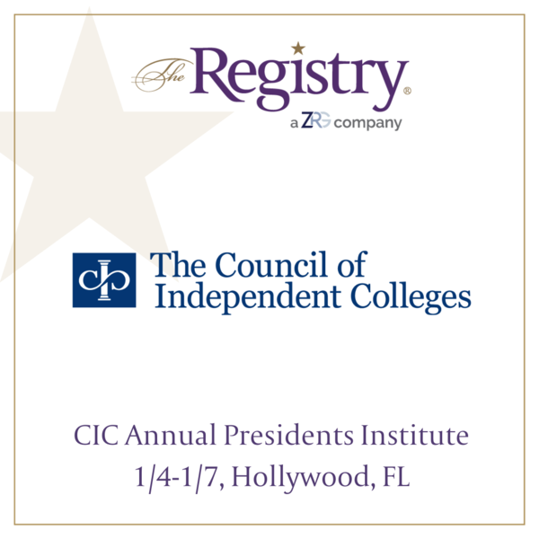 The CIC Annual Presidents Institute kicks off today in Hollywood, FL.