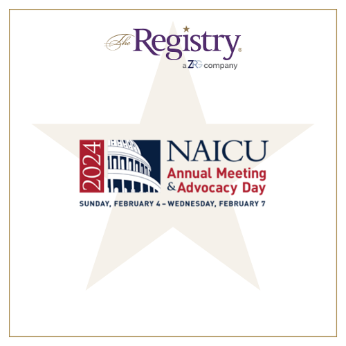 The Registry will be attending The National Association of Independent Colleges and Universities Annual Meeting in Washington, D.C. from February 4 to February 7.