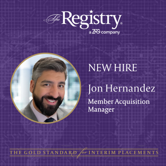 Jon Hernandez comes to The Registry with ten years of experience in Talent Acquisition.
