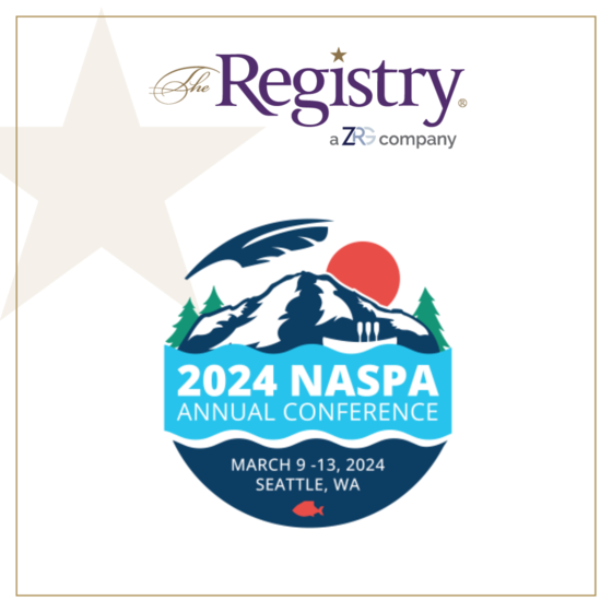 The Registry is proud to be hosting the VPSA lounge at the National Association of Student Personnel Administrators (NASPA) Annual Conference in Seattle, WA.