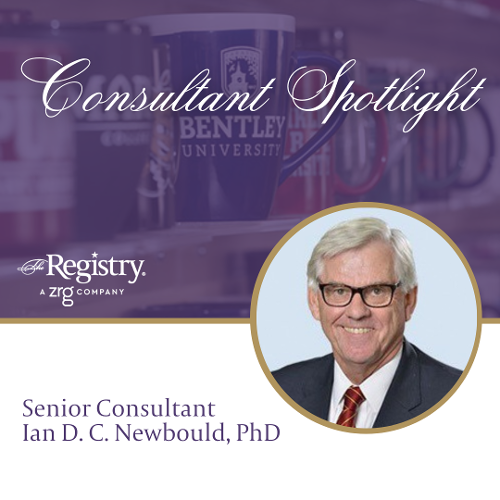 We are proud to shine our Consultant Spotlight on Ian D.C. Newbould, PhD, a distinguished senior consultant and long-time Member of The Registry team.