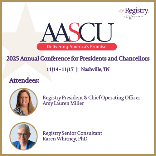 The American Association of State Colleges and Universities (AASCU) 2025 Annual Conference for Presidents and Chancellors starts today!