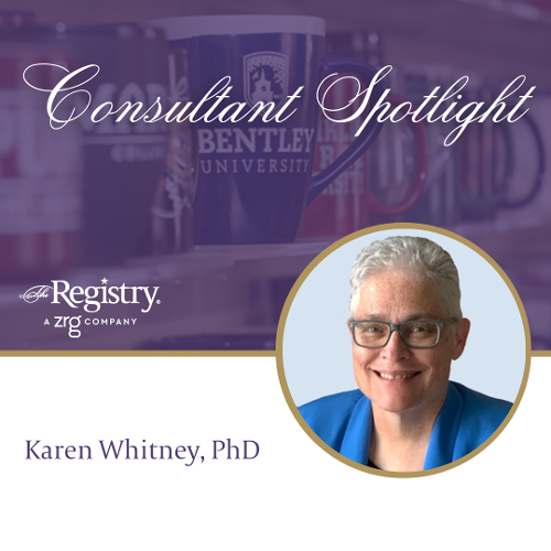 This month, we're proud to shine our Consultant Spotlight on Karen Whitney, PhD, a distinguished Senior Consultant and valued Member of The Registry team.