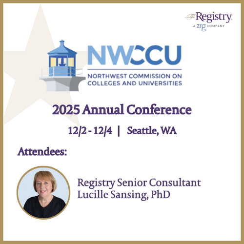 The Registry will be attending the Northwest Commission on Colleges and Universities 2025 Annual Conference!