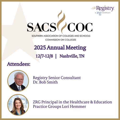 The 2025 Southern Association of Colleges and Schools Commission on Colleges (SACSCOC) Annual Meeting starts today!